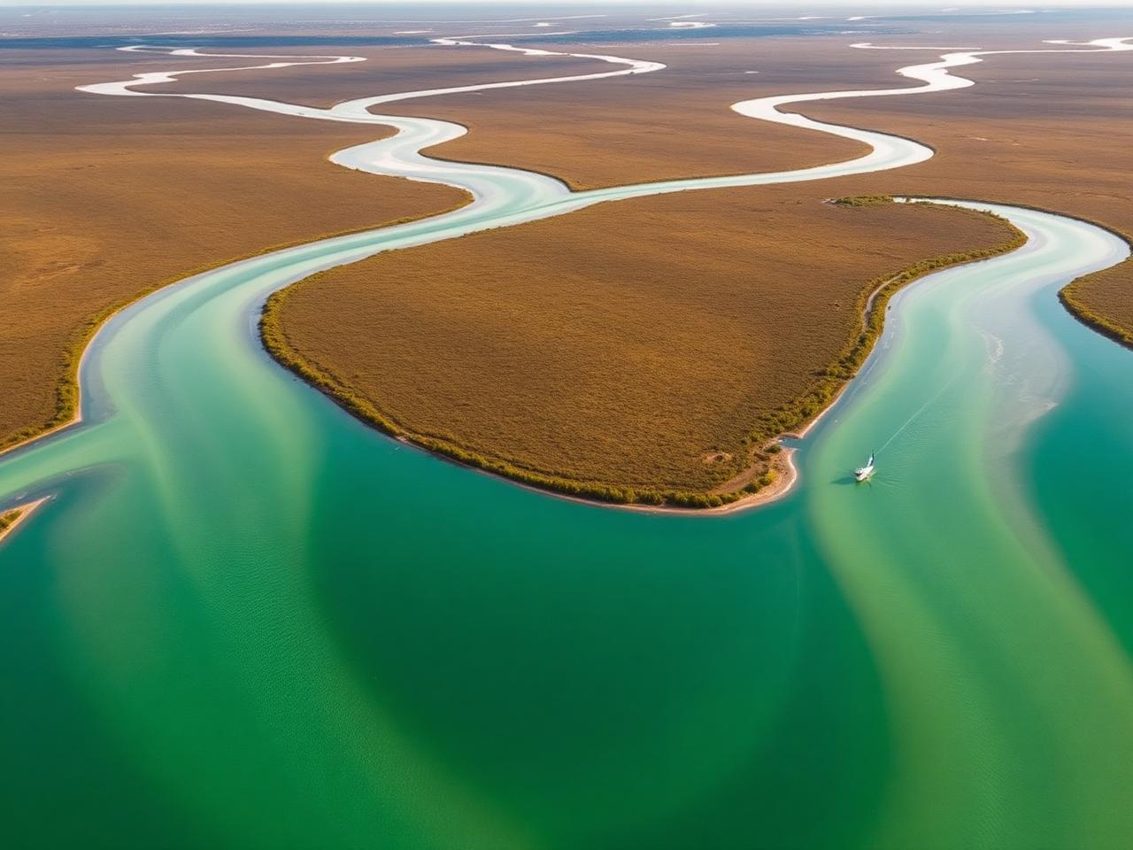 Paysage de Botswana
